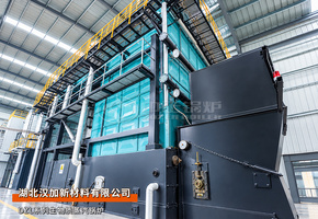 湖北汉加新材料DZL系列8吨/时生物质蒸汽锅炉建材行业项目