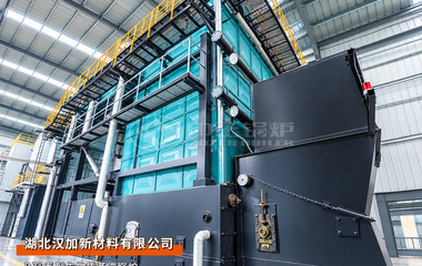 湖北汉加新材料DZL系列8吨/时生物质蒸汽锅炉建材行业项目